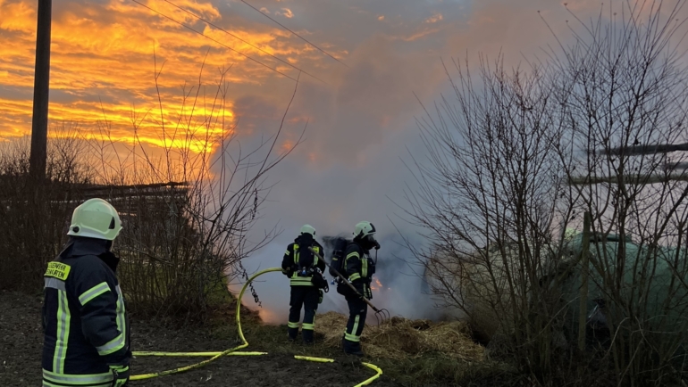 Brand im Freien